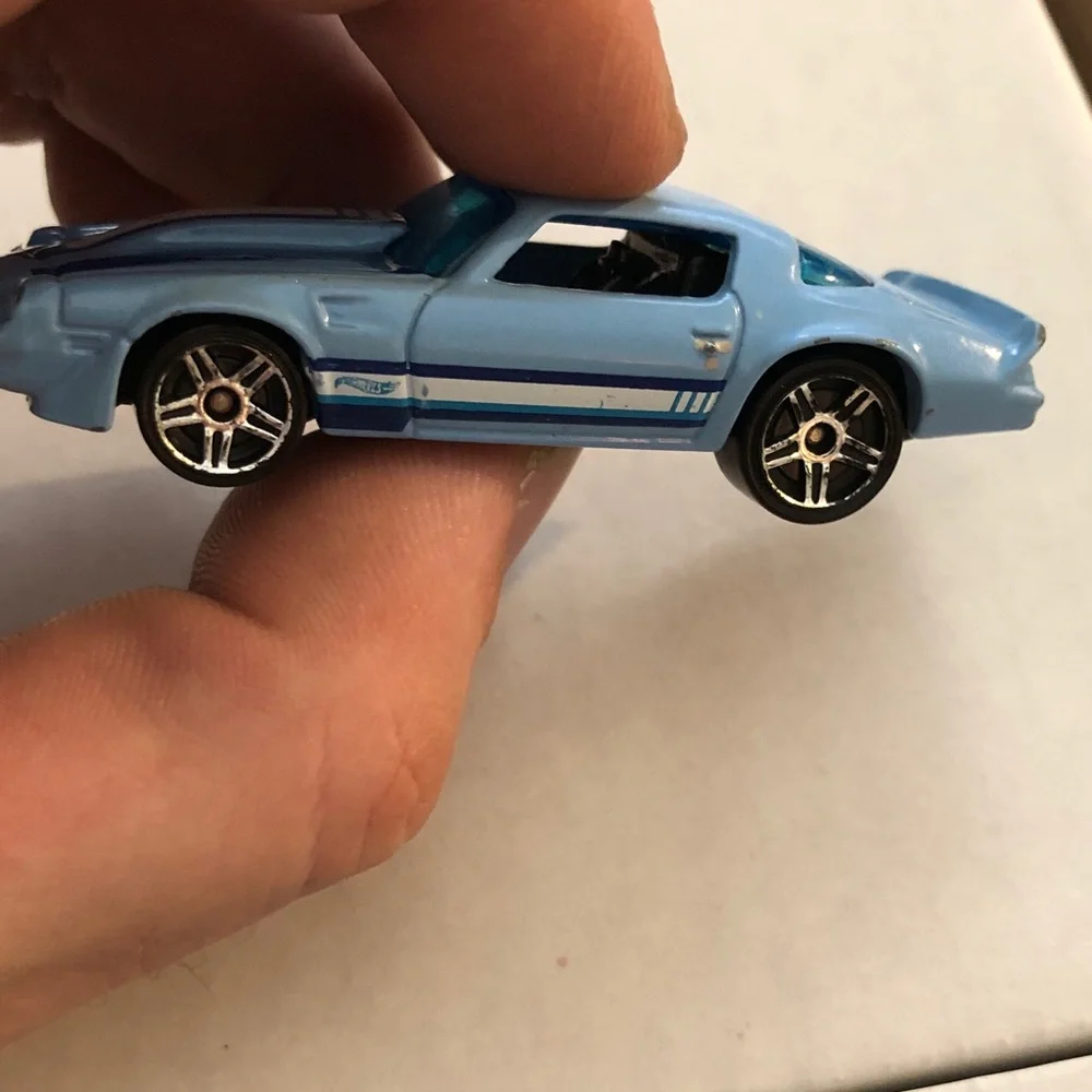 Blue 81’ Camaro Toy Car